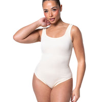 Ribbed Snatched Shapewear Bodysuit - HeyShape