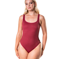 Ribbed Snatched Shapewear Bodysuit - HeyShape