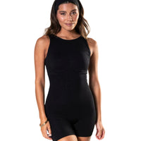 Round Neck Low Back Bodysuit - HeyShape