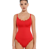 Seamless Laced Thong Bodysuit