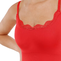 Seamless Laced Thong Bodysuit