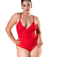 Shapewear Laced Bodysuit - HeyShape