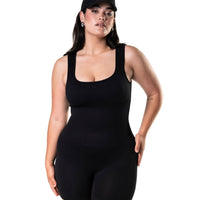Square Neck Shapewear Jumpsuit - HeyShape