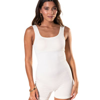Square Neck Shapewear Jumpsuit - HeyShape