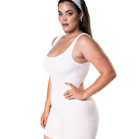 Square Neck Shapewear Jumpsuit - HeyShape