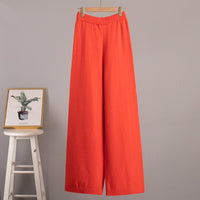 Thick High-Neck Lazy Wide Trousers Set