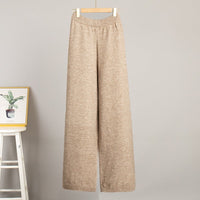 Thick High-Neck Lazy Wide Trousers Set