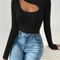 Women’s Hollow Slim-Fit Turtleneck Hoodie