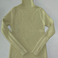 Thick Sequined High-Collar Pullover