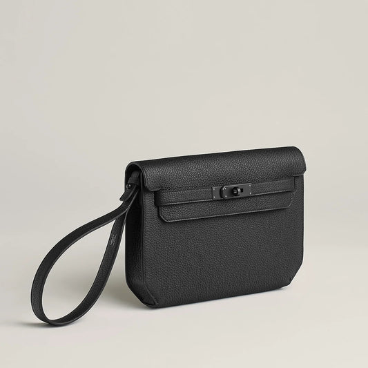 Kelly depeches 25 monochrome pouch - Noir'