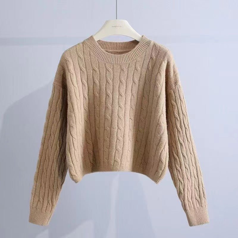 Korean Cable Knit Pullover
