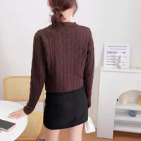 Korean Cable Knit Pullover