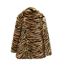 Tiger Pattern Fur Suit