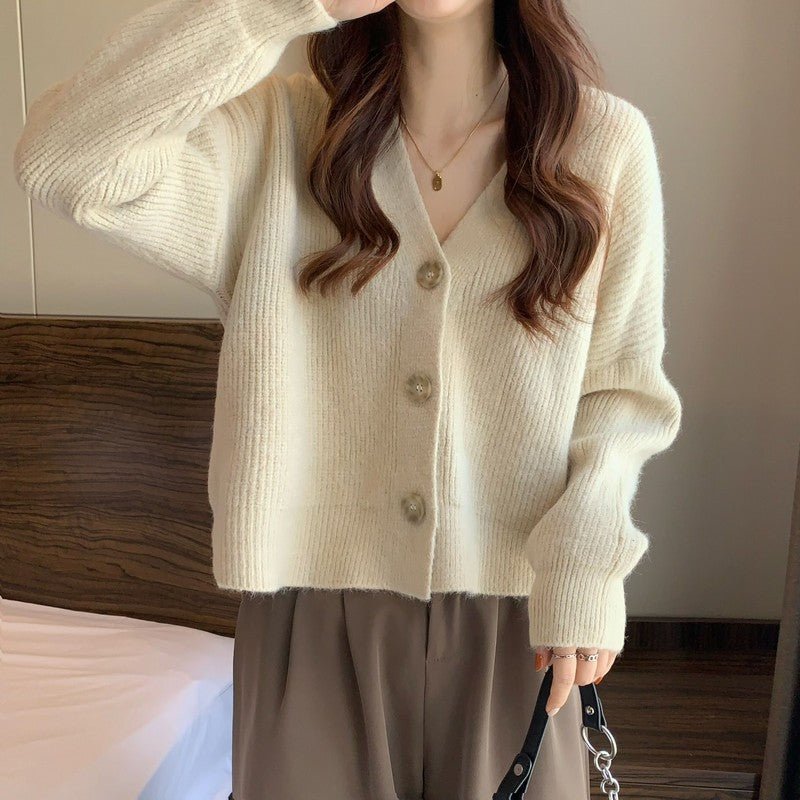 Soft Waxy Solid Lazy Knit Cardigan
