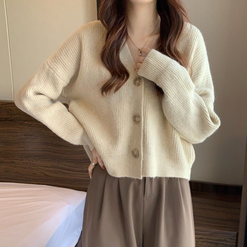 Soft Waxy Solid Lazy Knit Cardigan