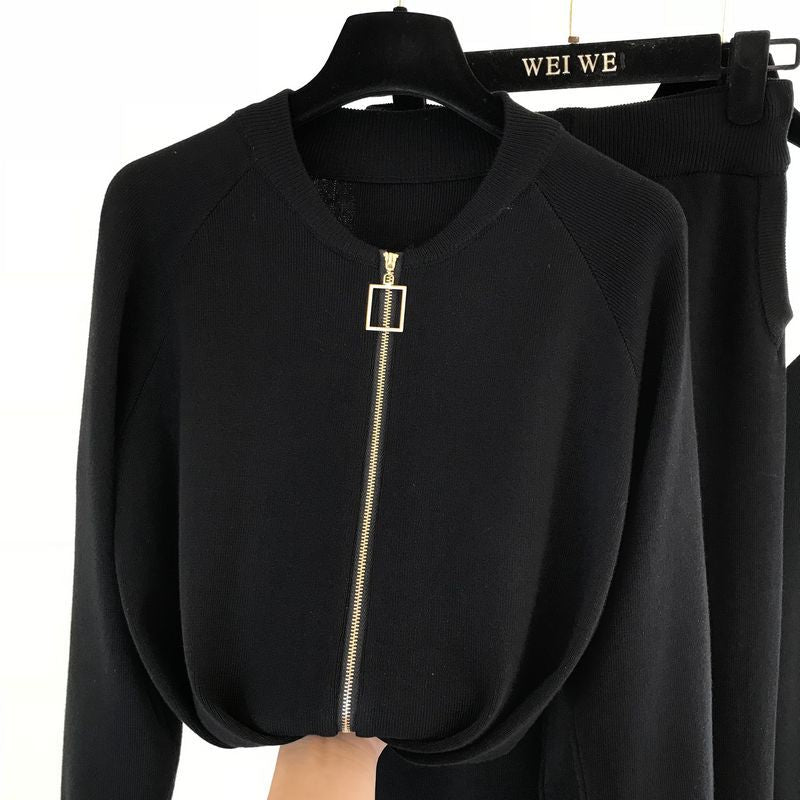 Korean Chain Cami, Jacket & Pants Set