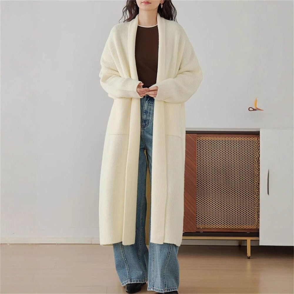 Loose Thickened Lazy Knit Cardigan