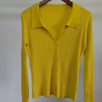 Slim Polo Collar Commuter Cardigan