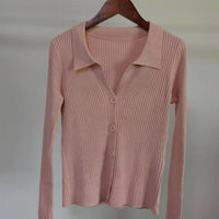 Slim Polo Collar Commuter Cardigan