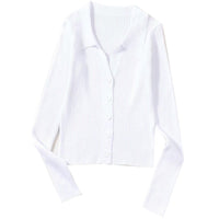 Slim Polo Collar Commuter Cardigan