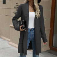 Loose Lapel Long Lazy Cardigan