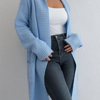 Loose Lapel Long Lazy Cardigan