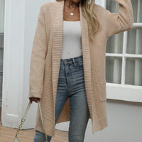 Loose Lapel Long Lazy Cardigan