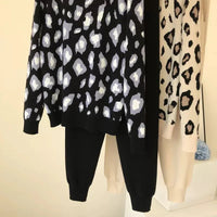Leopard Pullover & Skinny Pants Set