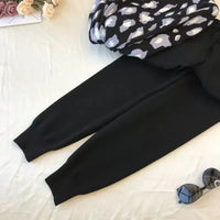 Leopard Pullover & Skinny Pants Set