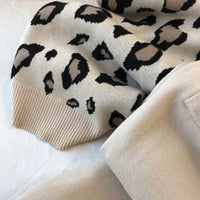 Leopard Pullover & Skinny Pants Set