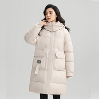 Long Hooded Warm Jacket