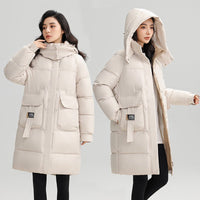 Long Hooded Warm Jacket