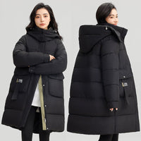 Long Hooded Warm Jacket