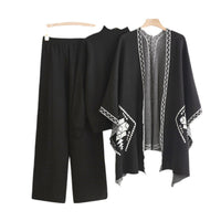 Viscose Long Sleeve Casual Pants Set