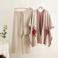 Viscose Long Sleeve Casual Pants Set