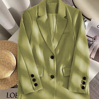 Loose Straight Office Blazer