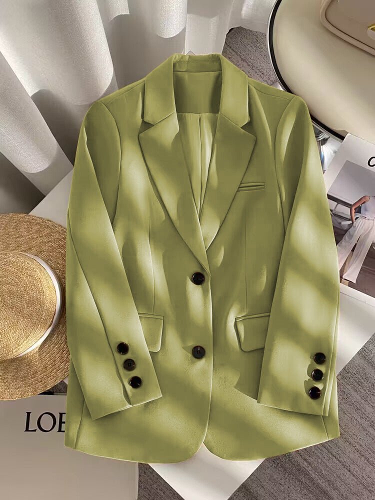 Loose Straight Office Blazer