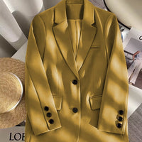 Loose Straight Office Blazer