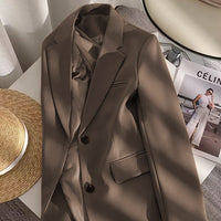 Loose Straight Office Blazer