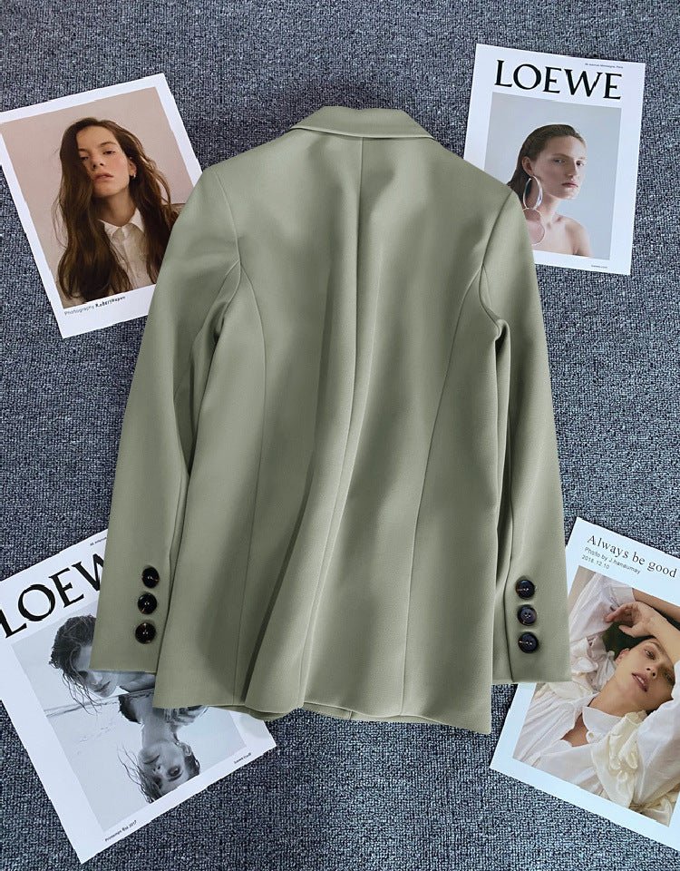 Loose Straight Office Blazer