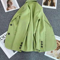 Loose Straight Office Blazer