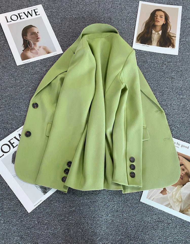 Loose Straight Office Blazer