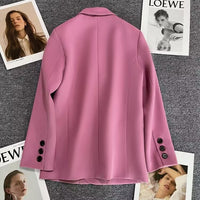 Loose Straight Office Blazer