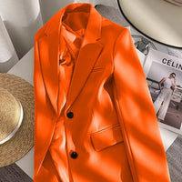 Loose Straight Office Blazer