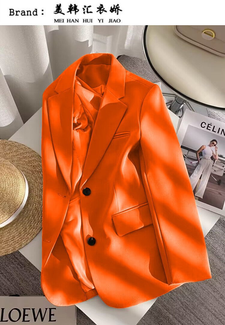 Loose Straight Office Blazer