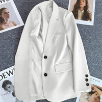 Loose Straight Office Blazer
