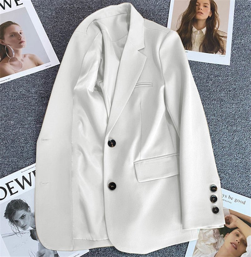 Loose Straight Office Blazer