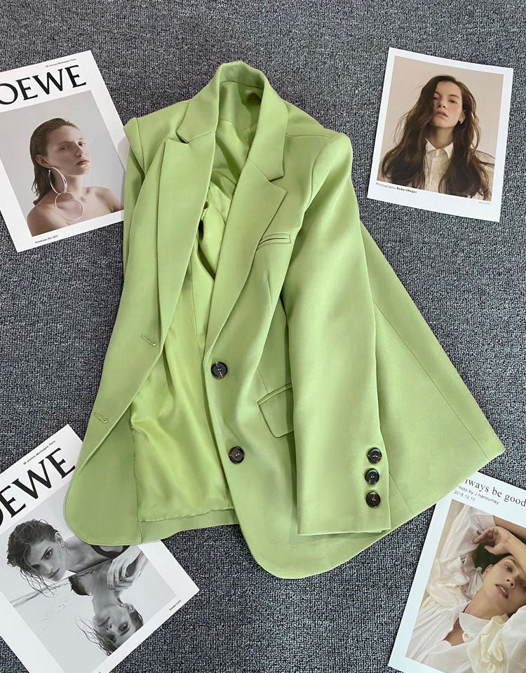 Loose Straight Office Blazer