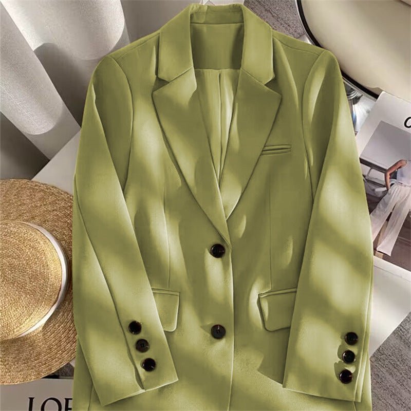 Loose Straight Office Blazer