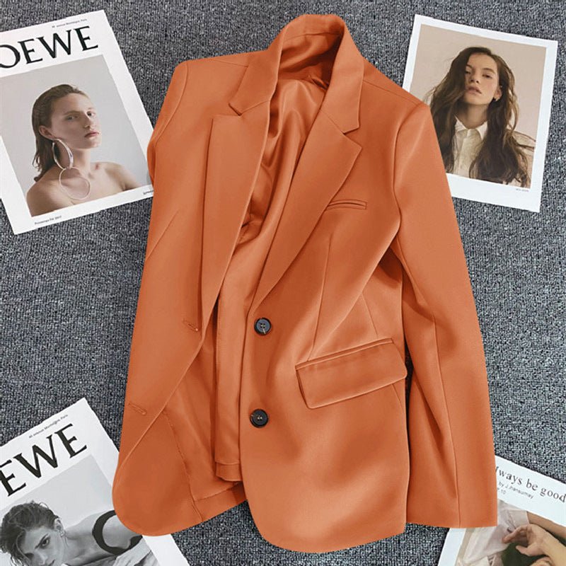 Loose Straight Office Blazer